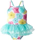 Little Meベビー女の子ハイビスカス柄チュチュ水着 カラー: ホワイト