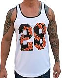 28オレンジとブラックSan FranciscoフローラルグラフィックシャツメッシュタンクトップJersey ( 2 x l )