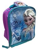 Disney Frozen Princess Elsa Lunch Bag Box Love Thaws Everything Blue [並行輸入品]