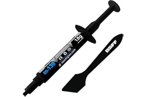 BSFF Thermal Paste, CPU Paste Thermal Compound Paste Heatsink for IC/Processor/CPU/All Coolers, 13.9W/m.k Carbon Based High P