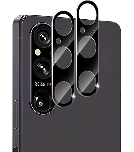 Amazon.co.jp: Xperia 1 V カメラレンズ保護ガラスフィルム レンズ全面