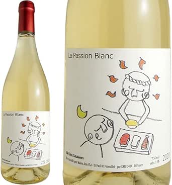 Amazon.co.jp ラ・パッション・ブラン 2020 ジャン・プラ・セレクション フランス ルーション 白ワイン 750ml 食品
