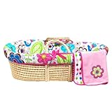 Bacati Botanical Sanctuary Moses Basket by Bacati