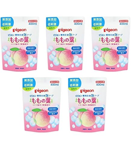 Amazon.co.jp: Pigeon(ピジョン) 薬用全身泡ソープ(医薬部外品) ももの