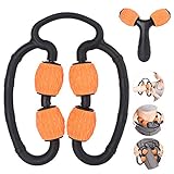 マッサージローラー Xflyee Y字型ローラー 2点セット 筋膜リリース ローラー グリッドフォームローラー 手持ち挟む式 トリガーポイン