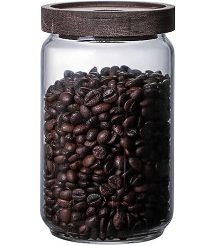 Amazon｜スワンソン商事 ガラスジャー 500ml 直径9×高さ10.5cm ガラス