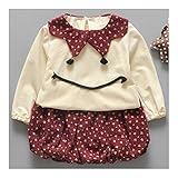 服　ファッション　ベビー　キッズ　子供　スカート　笑?　プリンセス　お姫様　レッド　73