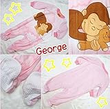 おさるのジョージ ベビー スリーパー パジャマ カバーオール 85