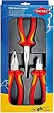 Knipex - 3 PC Insulated Combination, Long Nose, Diagonal - 00-20-12 [並行輸入品]
