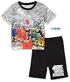 [バンダイ] パジャマ 騎士竜戦隊 リュウソウジャー光る半袖 グレー 日本 110 (日本サイズ110 相当)