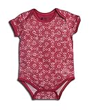 PACT BABY-S/S BODYSUIT-3-6/VINTAGE MEDALLION - AZALEA