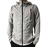 パーカー メンズ Holdego フルジップフーディジップパーカー シンプル カジュアル メンズ アウター カジュアル フード付きトップス ジップアップ 防風 防寒服 パーカー 秋冬 防寒 トップス 