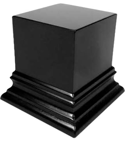 Amazon.co.jp: グリーンスタッフワールド 展示台 正方形 (6×6cm) 黒
