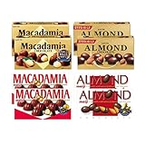 ロッテ・明治 ナッツチョコ食べ比べセット A（4種・計8コ）おかしのマーチ