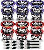 【冷蔵】 ダノン ヨーグルト オイコス お試し2種類 各6個セット 113g 12個入（ブルーベリー・ストロベリー）使い捨てスプーン付き