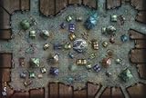 D&D Merchants Bazaar Vinyl Game Mat [並行輸入品]