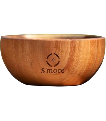 Amazon.co.jp: カインズ(CAINZ) アカシア サラダボウル S 幅13cm 奥行