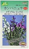 カネコ種苗 草花タネ色別分包316 カンパニュラ メディウム・ミックス 10袋セット