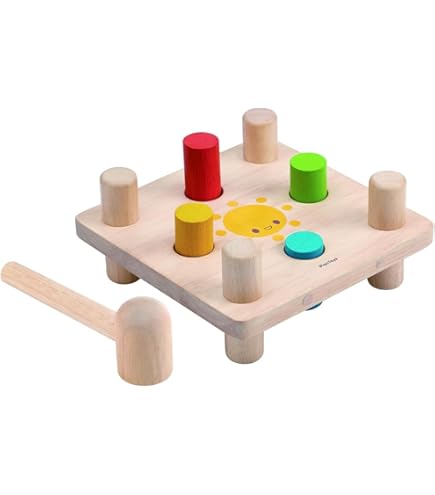 Amazon | PLANTOYS 5350 パウンディングベンチ | ハンマートイ | おもちゃ