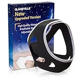 いびき防止グッズ 顎固定サポーター いびき睡眠グッズ 鼻 呼吸 安眠 無臭 肌に優しい 男女兼用 サイズ調整可能 一年保証付き グレー