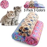 Comsmart Puppy Blanket Warm small dog Cat Coral Velvet Blankets Bed Mat Cover with Star Print Soft P
