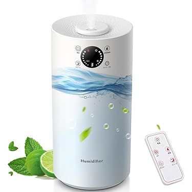 DUSTCELL コンパクト加湿器／OFF WHITE Amazon.co.jp: 【 2023新登場 UV除菌 マイナスイオン機能 6L 大