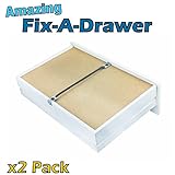 Fix a引き出しキット( x2パック)修復Broken &すばやく簡単に引き出し、Reinforce /強化引き出し、Mend Broken Drawers