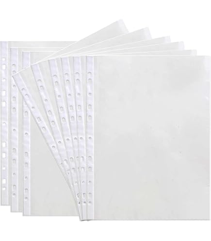 Amazon | カウネット クリヤーブックリフィル 2穴 厚口 20枚