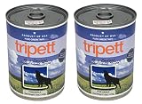 ペットカインド トライペット TRIPETT ニュージーランドグリーンラムトライプ 340g缶×２個セット PETKIND