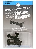 ムーアmor221 4 Pieceハードウェア画像ハンガーSaw Tooth Without Nails