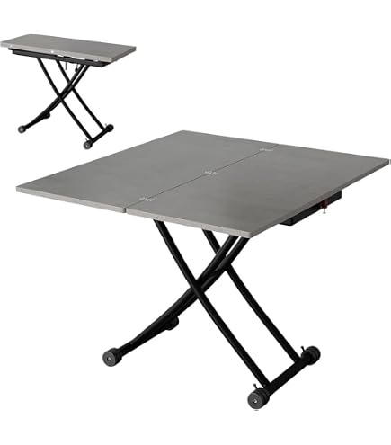 Amazon.co.jp: 萩原 KT-3197DBR エクステンション昇降テーブル ダーク