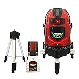 恒昌光電 8ライン レーザー墨出し器+受光器+エレベーター三脚セット HCR09-8 4垂直・360°水平 9増強ポイント 2倍強光 電子自動整準 レーザーレベル 墨出し器