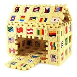 XDOBO木製フラグDevelopmentalインテリジェンス学習レンガおもちゃ数学& Counting Preschool Toys