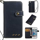 iPhone SE ケース iPhone 5 / 5s ケース UNEXTATI 手帳型 薄型 柔軟型 耐久 擦り傷防止 落下防止 ウォレット型 ケース カード収納付き iPhoneSE / iPho