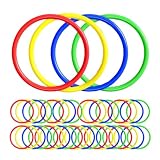 ドットコムプライム 輪投げ 輪投げの輪 ケンケンパ リング 直径15cm 4色各10本 40本セット