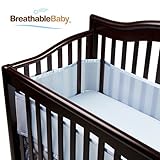 BreathableBaby Breathable Mesh Crib Liner Blue (Discontinued by Manufacturer) [並行輸入品]