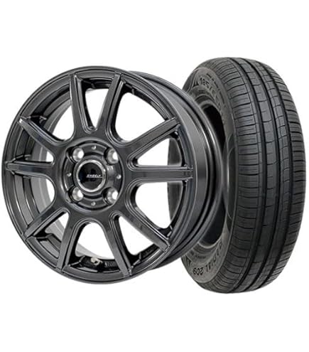 175/65R15 スタッドレスタイヤ タイヤホイールセット NANKANG （ナンカン） AW-1スタッドレス + EMBELY S10 15x5.5+ 42 100x4 GM 【送料無料】 （175/65/15 175-65-15) 冬タイヤ 15インチ【2022年製】 4本セット Amazon | 175/65R15 スタッドレスタイヤ ホイールセット NANKANG