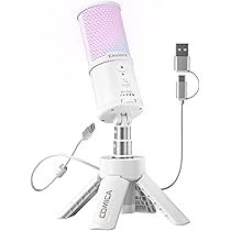 COMICA EJoy Uni Pro コンデンサーマイク ゲーミングマイク 白 ゲーミングマイクレビュー】 Comica EJoy Uni Pro- 無線にも対応した