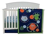 Trend Lab Snuggle Monster 3 Piece Crib Bedding Set, Blue by Trend Lab [並行輸入品]