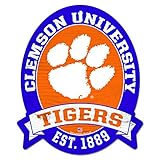 11 x 13 Clemson Tigers木製Street Sign