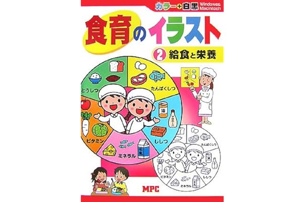 食育のイラスト 2 給食と栄養 カラー 白黒cd Romブック カラー 白黒cd Romブック Mpc編集部 本 通販 Amazon