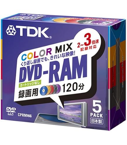 DVD-RAM120分 ＴＤＫ&maxell 40枚 Amazon.co.jp: maxell 録画用 DVD-RAM 120分 2-3倍速対応 カラー