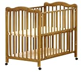 大和屋 アネシス ベビーベッド ライトブラウン シンプルで床板が高めでママの腰にも負担が掛かりにくい設計