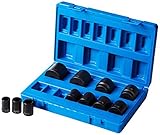 Grey Pneumatic (1311S) 1/2 Drive 11-Piece 8-Point Standard Socket Set [並行輸入品]