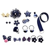ヘアクリップ ベビーヘアクリップ ヘアアクセサリー 18 点セット ヘアピン 前髪クリップ 髪留め 髪飾り 王冠 お宮参り 誕生日飾り プレゼント お祝いギフト