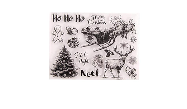 Amazon Co Jp スタンプ サンタクロース ヘラ クリスマスツリー シリコン 判子 メリークリスマス 印章 印鑑 新年 冬 Winter クリスマス飾り 洗い可能 繰り返し使用 装飾 手帳 手紙用 プレゼント おもちゃ