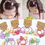 YISYO 　ヘアゴム 　ヘアアクセサリー 子供 ベビー 髪留め　２１点セット　可愛い　レデイース　キュート おしゃれ　人気な髪飾り