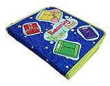 知育玩具　ブック　ほん　学習ボード　子供　学習能力アップ　ジッパー　ちょうちょ結び　バックル　ボタン　靴ひも　スナップボタン　オックスフォード布　多機能　英語　ライフスキル