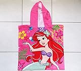 ディズニー リトル・マーメイド アリエルのフード付きタオル