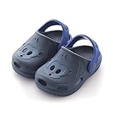 PANCY ベビー サンダル キッズ 滑り止め 柔らかい 子供靴 夏 女の子 男の子 軽量 通気 かわいい (ネイビー,13cm)